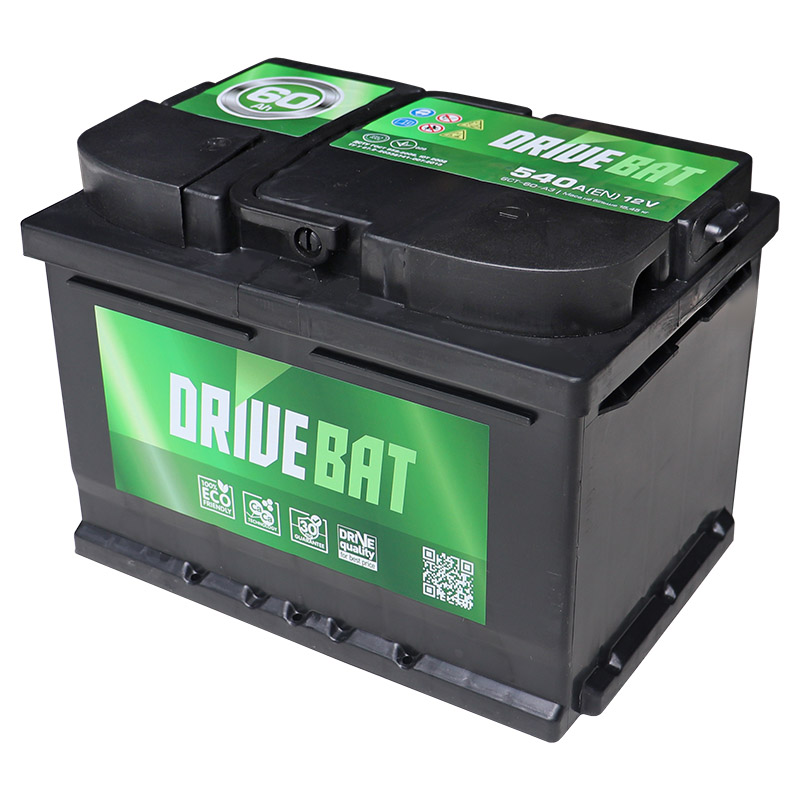 Акумулятор автомобільний DRIVEBAT 6СТ-60 Євро